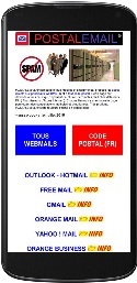 Postalemail ® - service gratuit, tout code postal, webmail